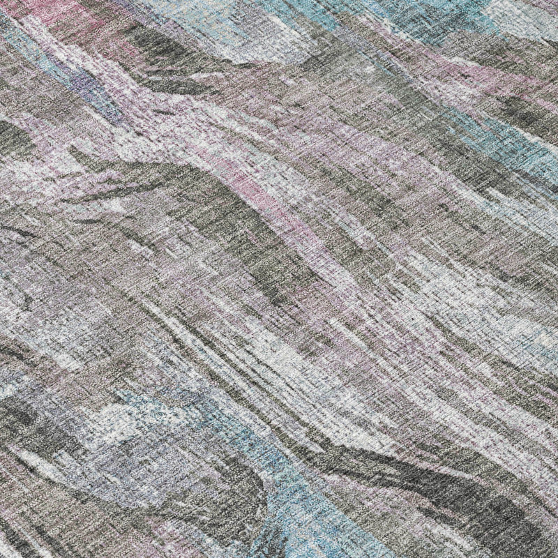 Machine Washable Indoor/Outdoor Houtz ACN2269 Abstract Rug, Rectangle 9' x 12'