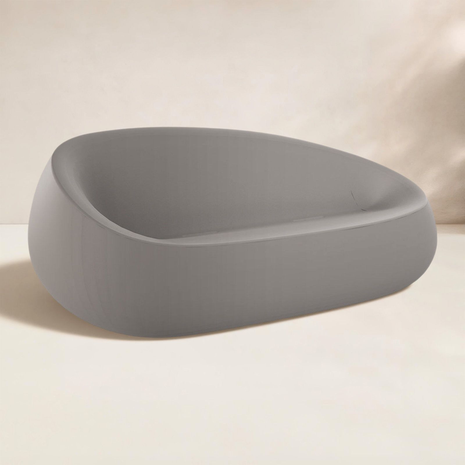 Stone 79" Patio Sofa, Tortora