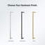 Ove Decors Selby X P 74 po H Porte de douche coulissante droite sans cadre en verre transparent-109271754