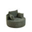 Canapé-lit simple en velours côtelé 50 pouces, aucun assemblage requis, fauteuil moderne moelleux pour le salon et la chambre à coucher-298079554
