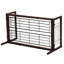 Barrière d'intérieur autoportante en pin pour chien pour portes et escaliers de 38 à 71 po, grillage métallique, solution fonctionnelle de confinement stable pour animaux de compagnie