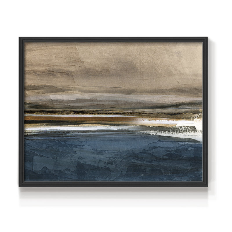 «Faraway Memory» - reproduction encadrée - réarmable, H 22 po x l 28 po, Noir, noir, noir, noir