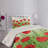 Farmhouse / Country Polyester Floral Coverlet