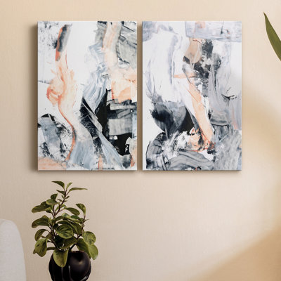 " Blush Flame I " 2 - Pieces
