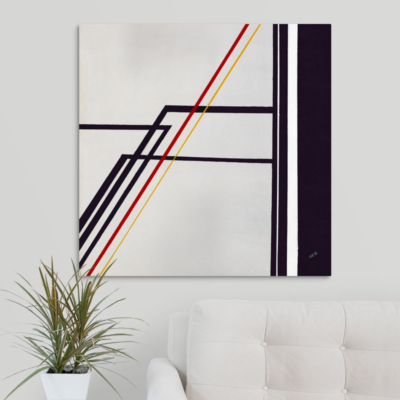 « steppinging », peinture sur toile, Toile tendue, H 30 po x l 30 po x P 1,25 po