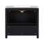 Ensemble de meuble-lavabo 36 po avec lavabo en céramique, ensemble d'armoires de rangement pour salle de bain-1584009123