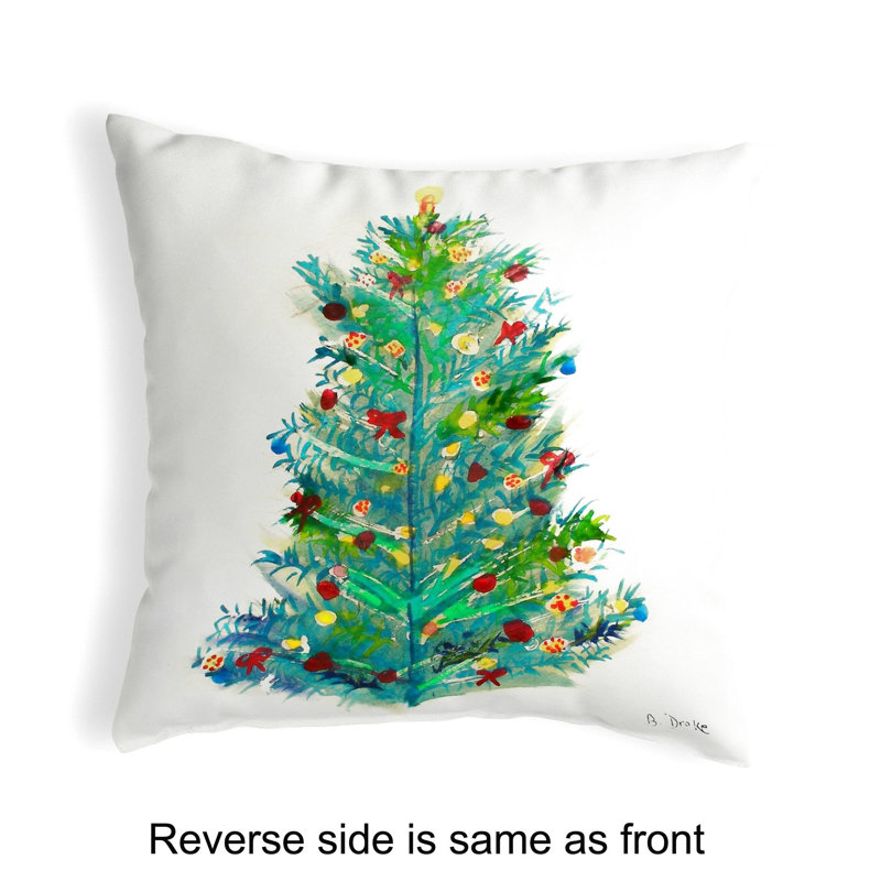 Outdoor Reversible Throw Pillow