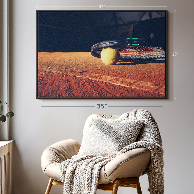 «Tennis Sport Wall Art», H 37 po x l 25 po