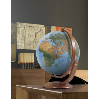 Nova Wood Tabletop Globe