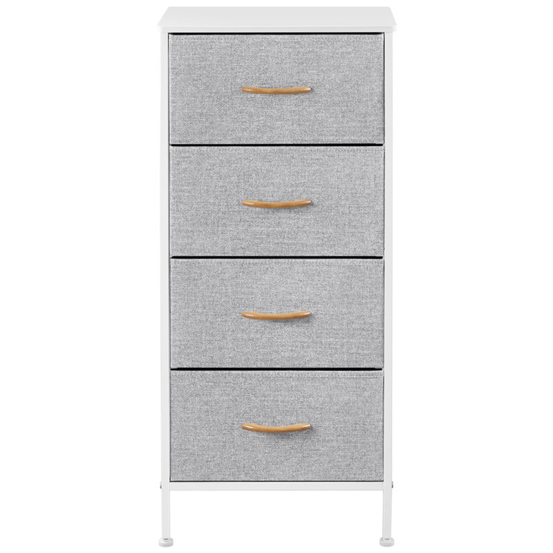 45cm W 4 - Drawer Chest of Drawers, Light Grey