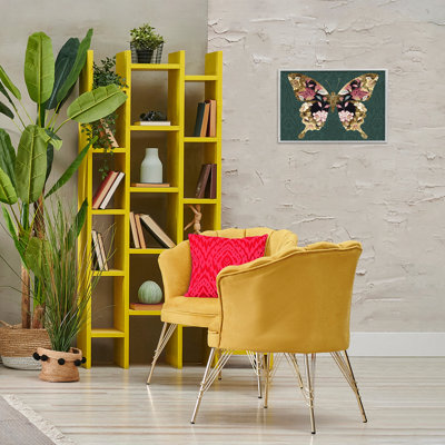 Rococo Butterfly Pattern Giclee Art by Victoria Barnes