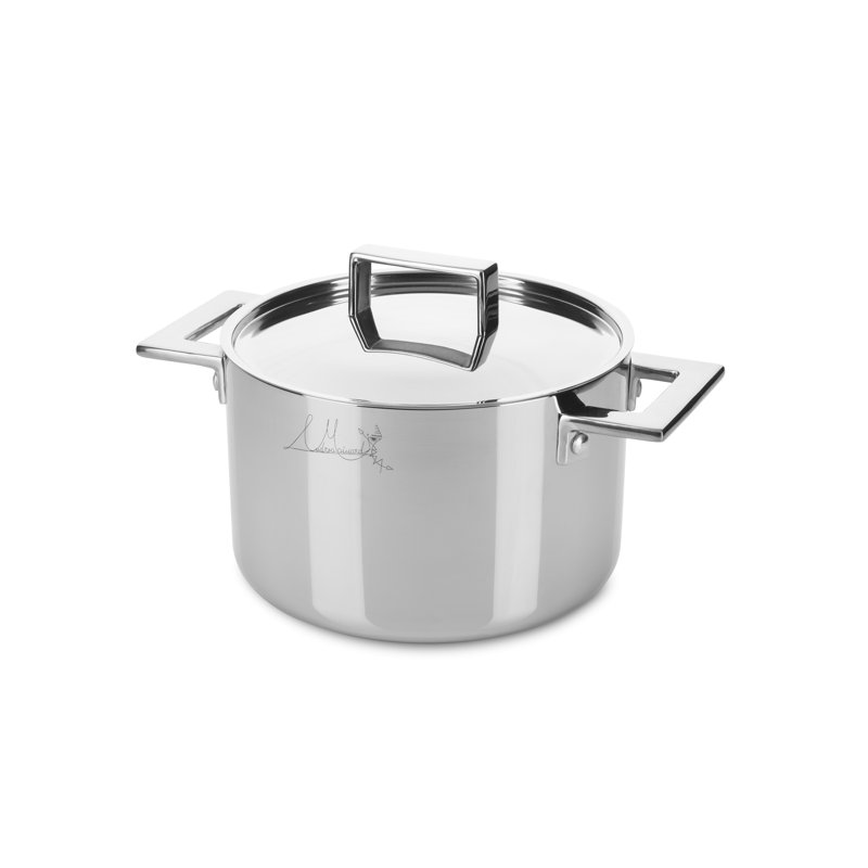 MEPRA Attiva Tri-Ply (Stainless Steel, Aluminum, Magnetic SS) Pot