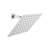 Rain Shower Head High Pressure Rainfall Showerhead Water Saving-123949067