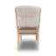Chaise rembourrée Reinolde en sable blanc, babeurre et dune