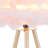 14.5" Modern Glam Feather Table Lamp with Tripod Base-142451860