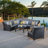 Fionnula 6 Piece Rattan Sectional Seating Group With Sunbrella Cushion Covers-19504950