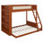 Bunk Bed With Chic Rattan Aesthetics, Bunk Bed Frame With Storage Bookshelf And LED Lighting-904871352