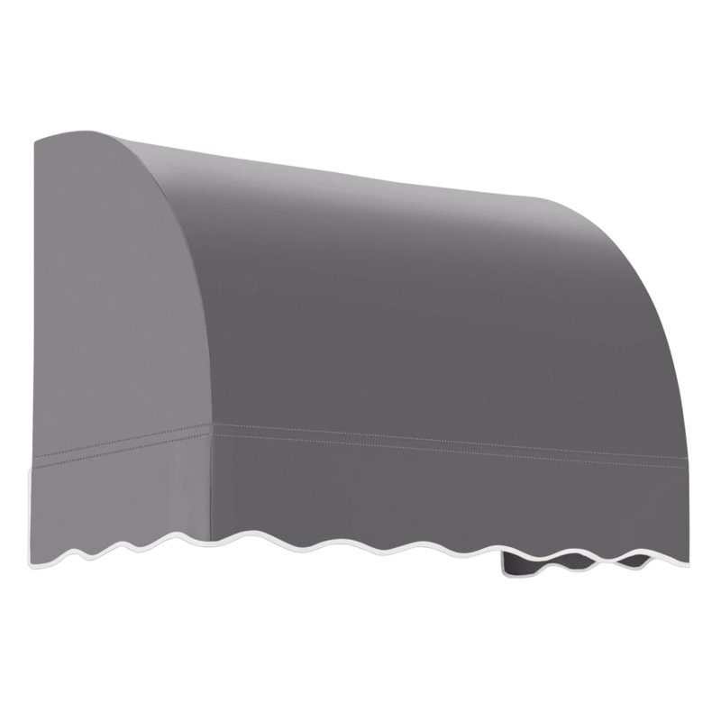 Awntech Savannah Acrylic Fabric Fixed Awning, Dusty Blue, 44" H x 52.5" W x 36" D