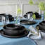 over&back Stackable Semi Hand-Finished Stoneware Dinner Bowls, Set of 4-99279682