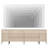 94.5" Modern Wood 8-Drawer Accent Cabinet With Reeded Design, Minimalist Cabinet Organizer Storage With Charging Station For Bedroom,Living Room, Entryway-12674701