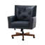 Chaise de bureau pivotante en cuir Meroy-2067271348