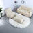 Compression Cozy Chenille Sectionals, Modern L Shape Ottoman For Home