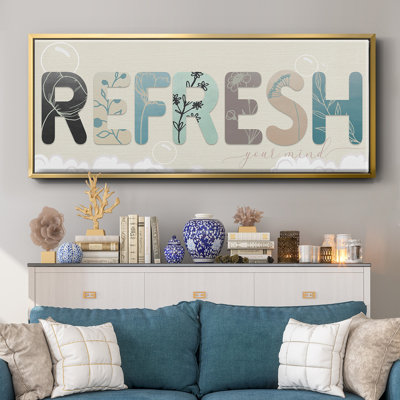 Orange Orchid- Framed Canvas
