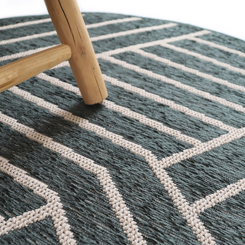 Round Anilyah 129cm X 129cm Area Rug