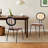 16" Wide Mid-Century Modern Farmhouse Rattan Backrest Leather Seat Dining Chairs-571178859-571178857