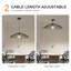 Skookum 1 - Light Black Single Pendant-273986476