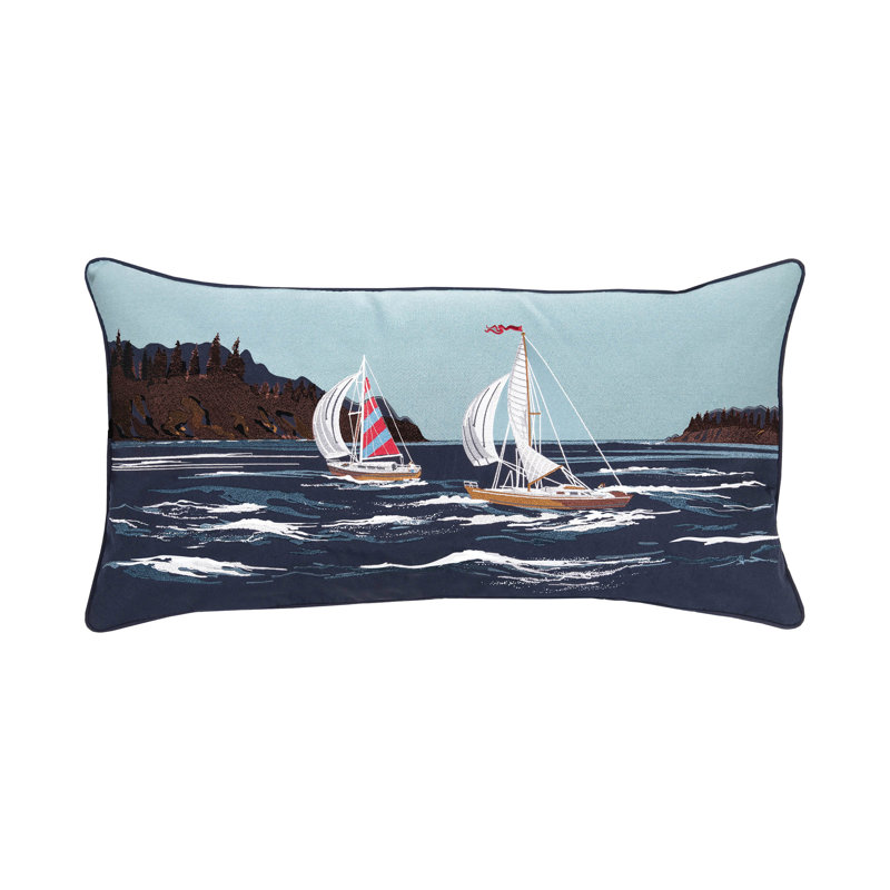 Safe Harbor Sailing Lumbar Pillow