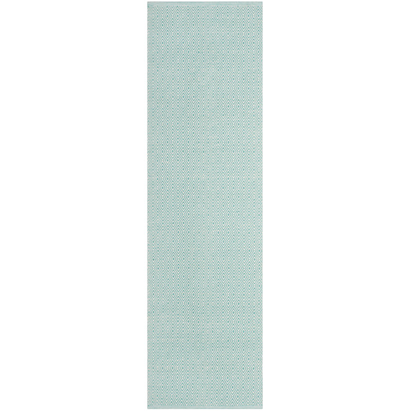 Dryden Hand Woven Cotton Geometric Rug, Runner 2'3" x 6'