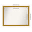 Townhouse Gold Non-Beveled Bathroom Wall Mirror-1016737487