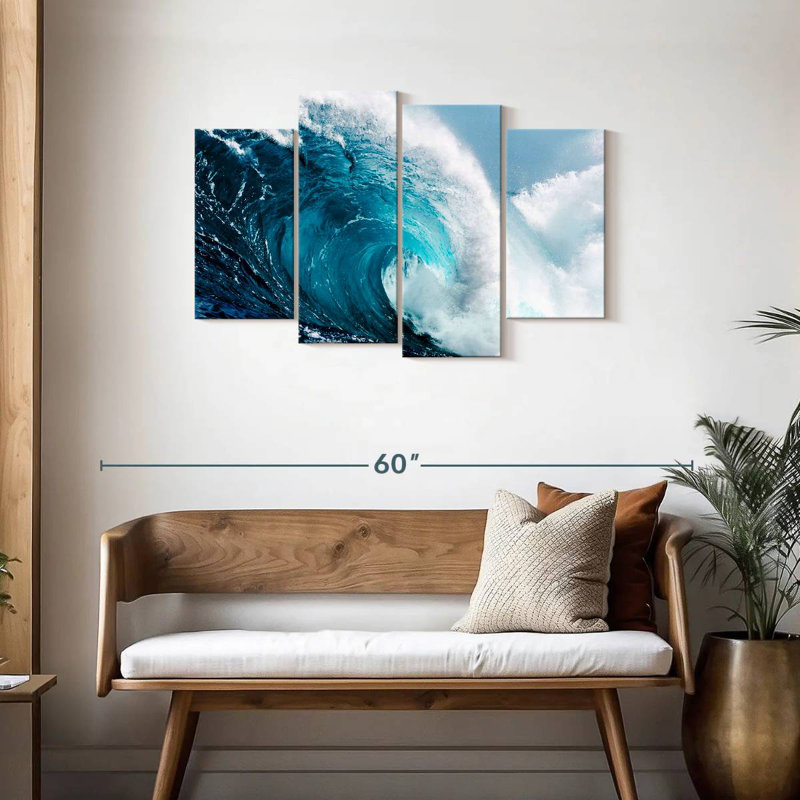 Gillard Raw Ocean Waves, 27" H x 43" W
