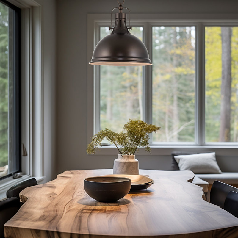 Felio 1 - Light Shaded Pendant, Oil Rubbed Bronze