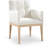 Adrian Vegan Leather Dining Arm Chair-58339050-58339052