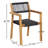 Gabby Teak Outdoor Dining Armchair