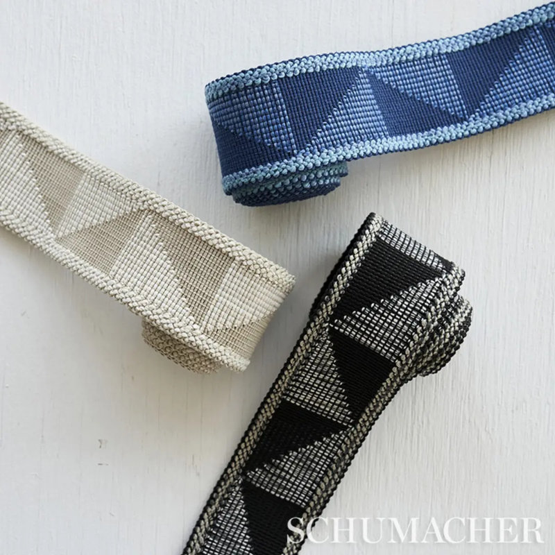 Teague Tape Indoor/Outdoor, Blue/ Medium Blue