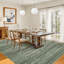 Tapis intérieur lavable rayé sans bord 5 pi x 7 pi à chevrons antidérapant pour la salle à manger de la chambre à coucher-163287769-163287770