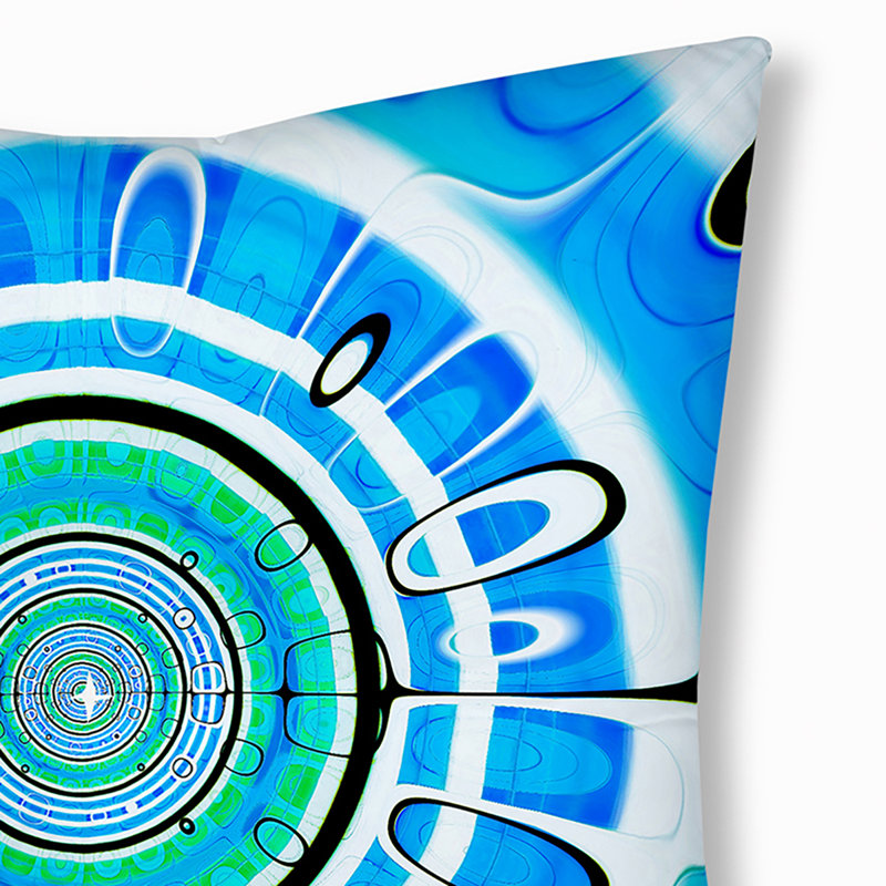 Coussin 275 "Bohemian & Eclectic Wave, 26 po x 26 po
