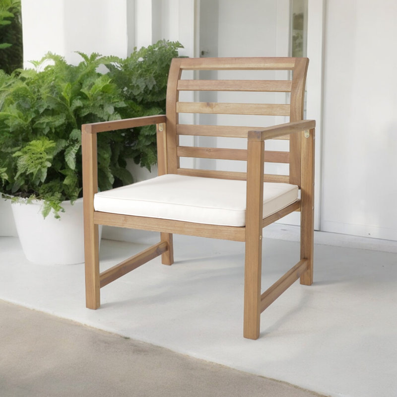 Fauteuil club d'extérieur l 24,2 po avec coussins