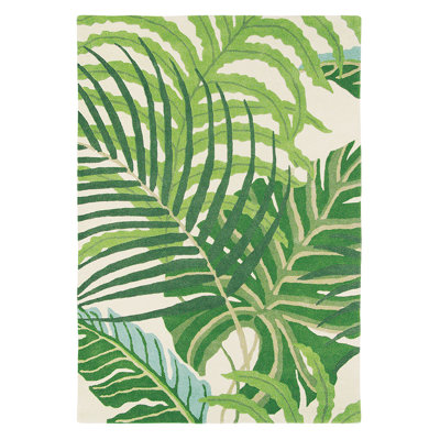 Sanderson Hand Tufted Ivory/Green Rug