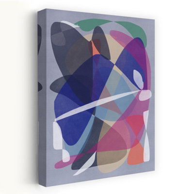 Abstract Color Flow Abstract Colorful Contemporary Wall Art Print