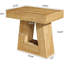 Table de bout unique, table d'appoint, table de thé élégante