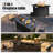 25" H X 40" W Iron Propane Outdoor Fire Pit Table With Cover