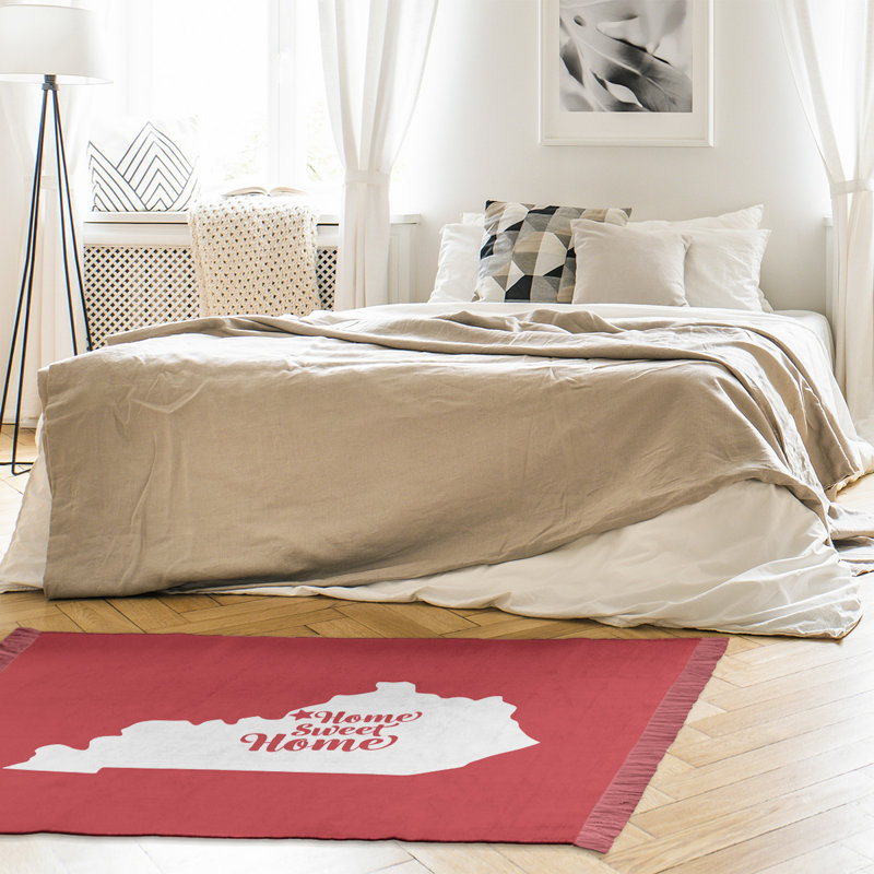 Tapis de zone rouge louisville pour la maison