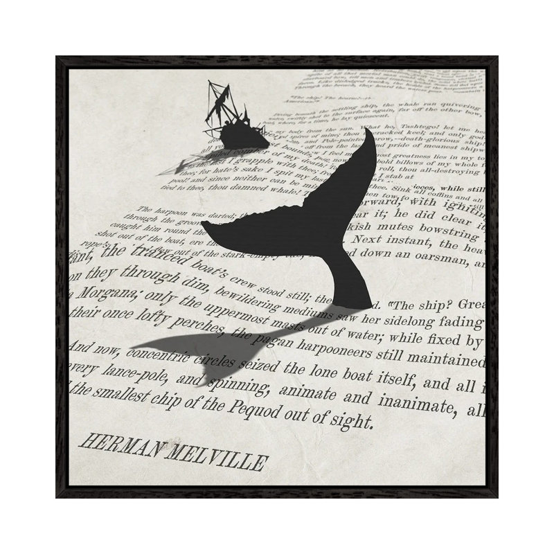 The Ship! The Hearse! by Peter Walters - Print on Canvas, 45.72 cm H x 45.72 cm W, Black Framed