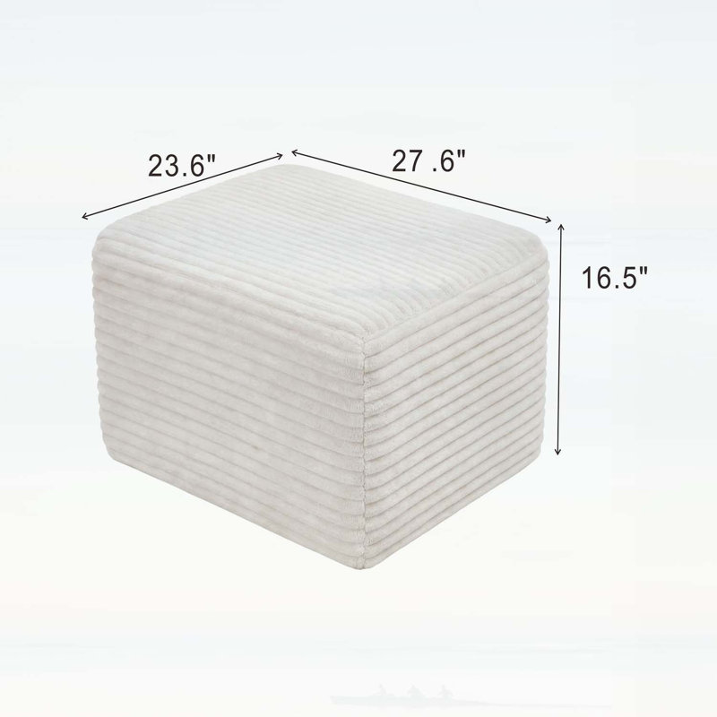 Banc confortable, multifonctionnel et peu encombrant pour la vie moderne, Blanc
