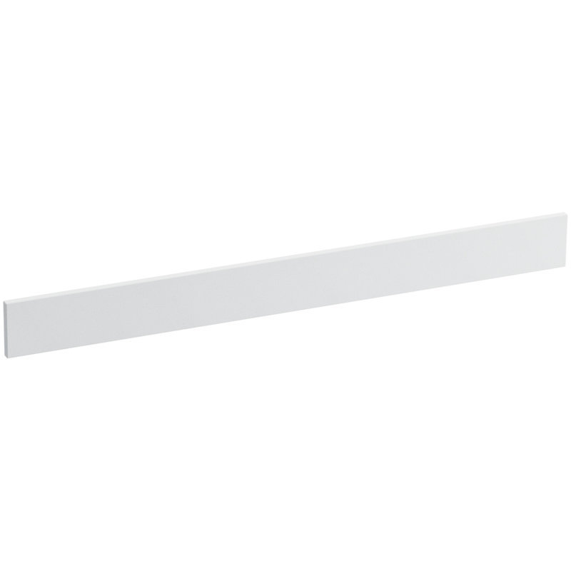 Solid/Expressions 37" Backsplash Kit, White Expressions