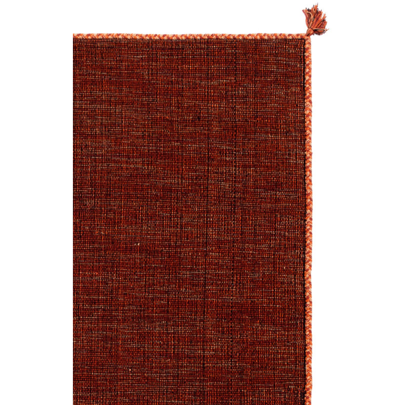 Tapis en coton tissé à la main Amaral, Rectangle 6 pi x 9 pi